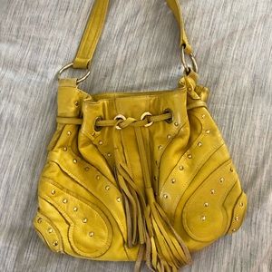 Bulga yellow handbag